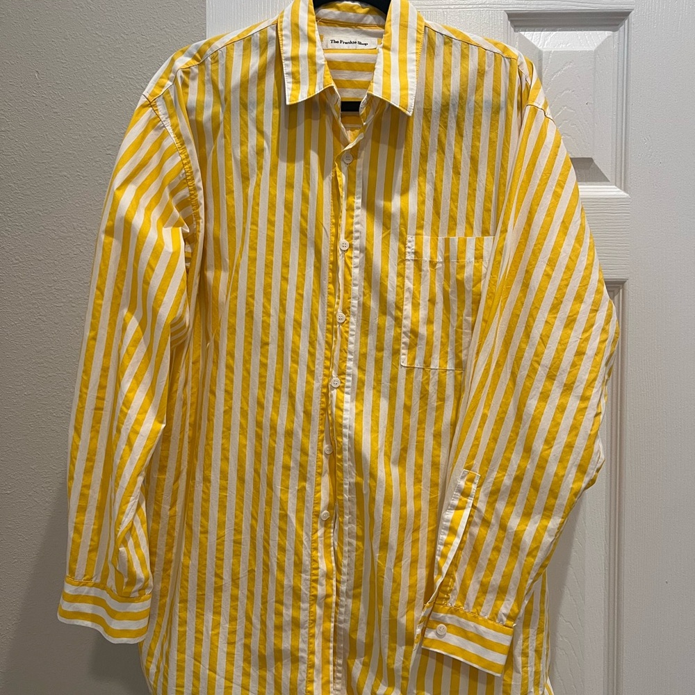 The Frankie Shop Sylvia Striped Oxford Shirt